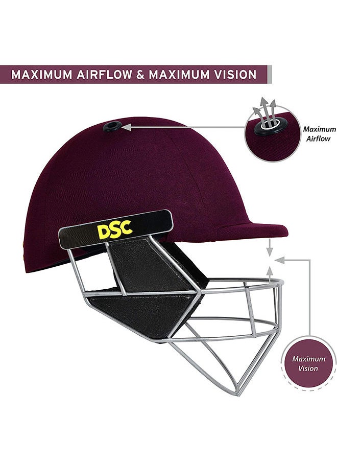 DSC SCUD Cricket Helmet | Size: Small | For Men & Boys | Fixed Spring Steel Grill | Adjustable Back Support Strap | Removable and washable sweatband | Lightweight  - Image 2