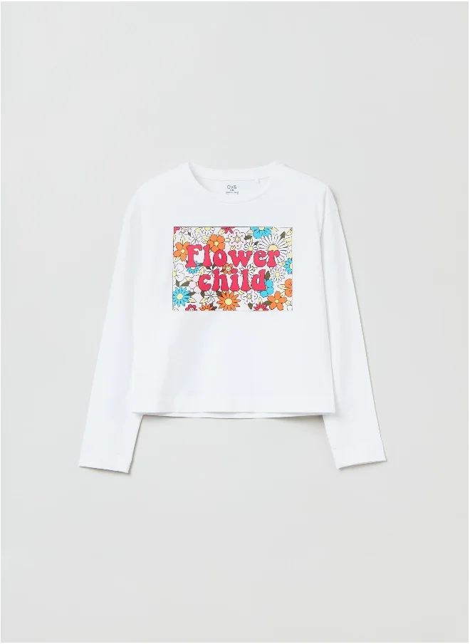 Ovs OVS Long-Sleeved T-Shirt With Print
