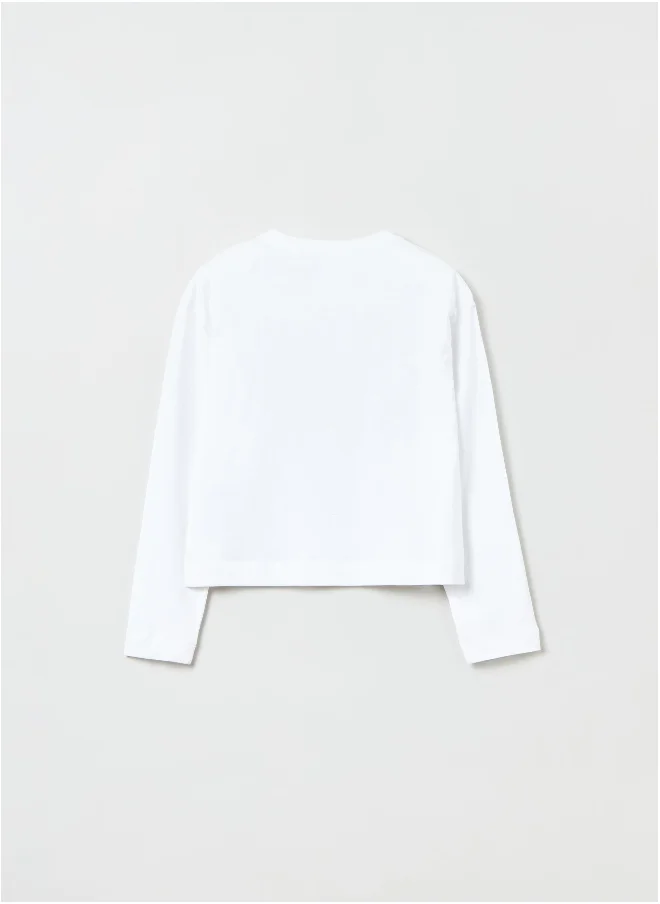 Ovs OVS Long-Sleeved T-Shirt With Print