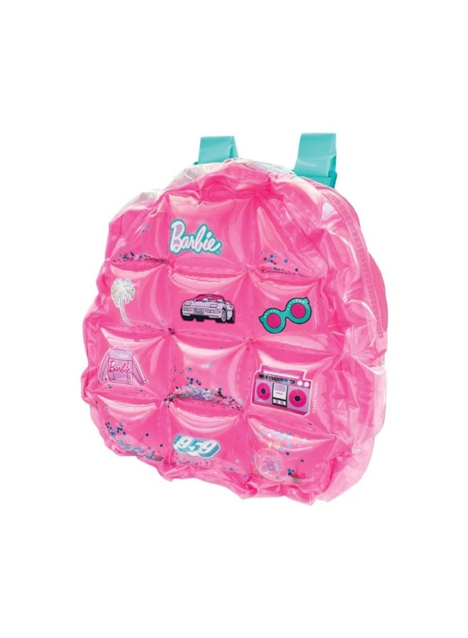 Barbie Sinco Creations Barbie Bubble Backpack, Inflatable Pvc Mini Backpack With Adjustable Straps, Durable, Stylish & Fun Bag For Kids Ages 3Y+ - Image 2