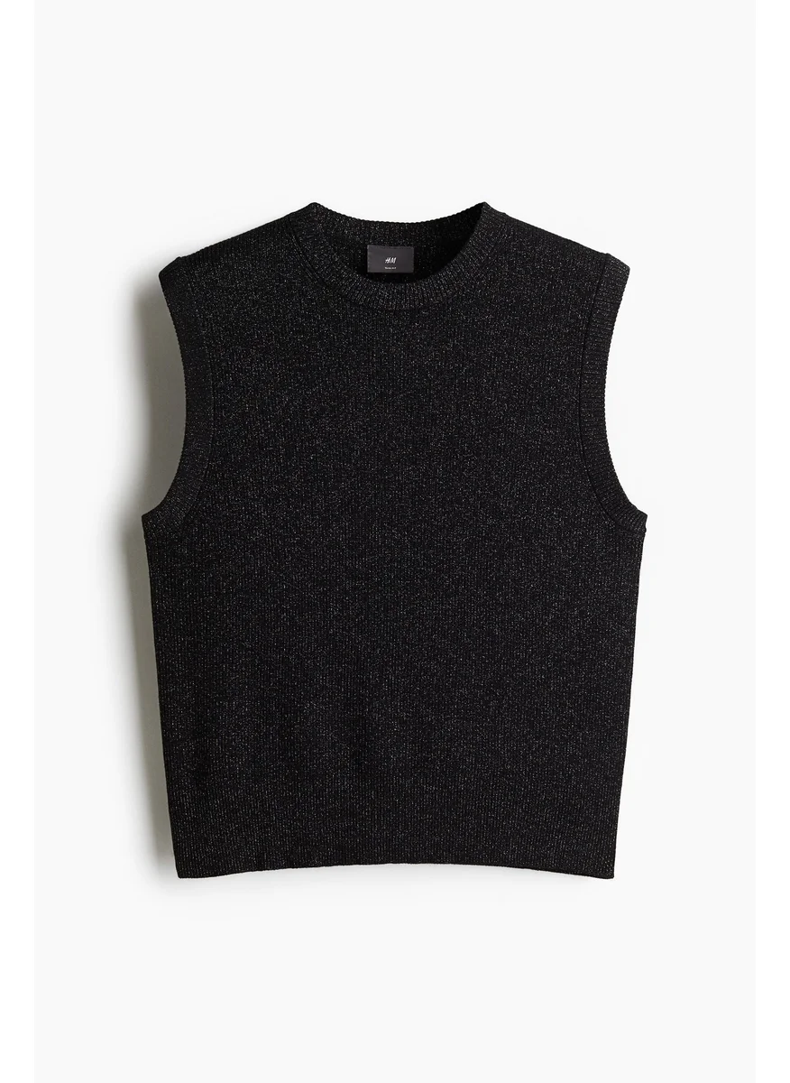 اتش اند ام Slim Fit Glittery Sweater Vest