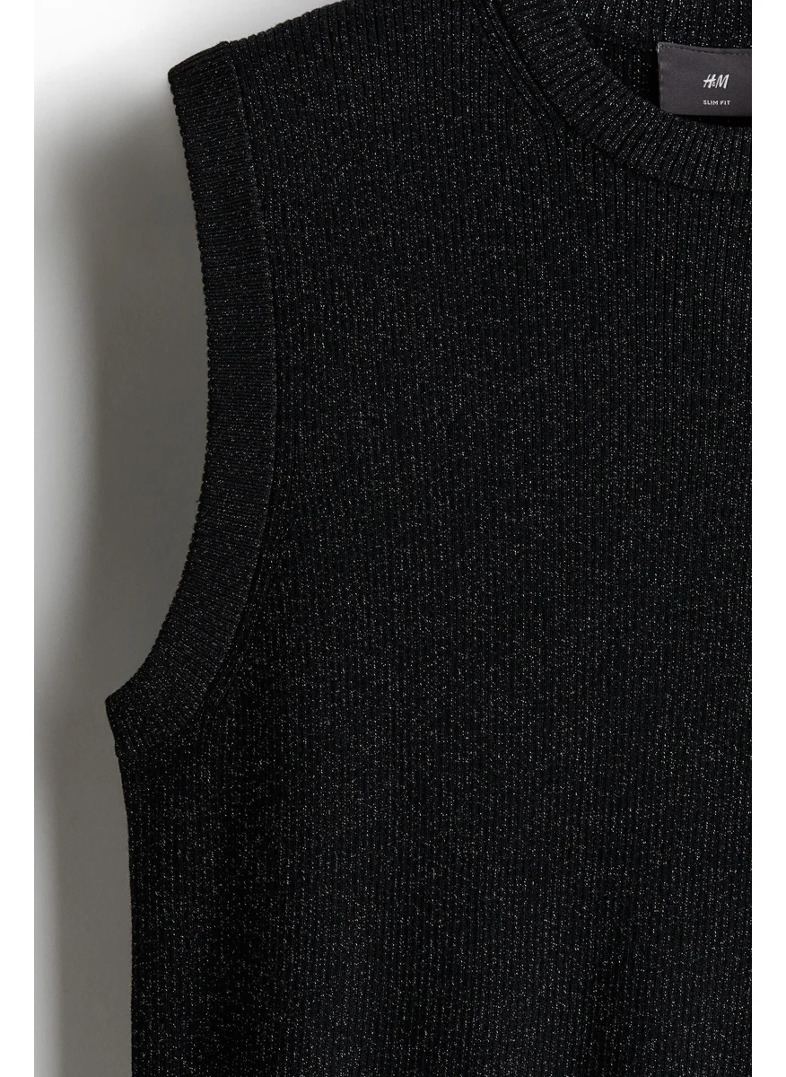 اتش اند ام Slim Fit Glittery Sweater Vest