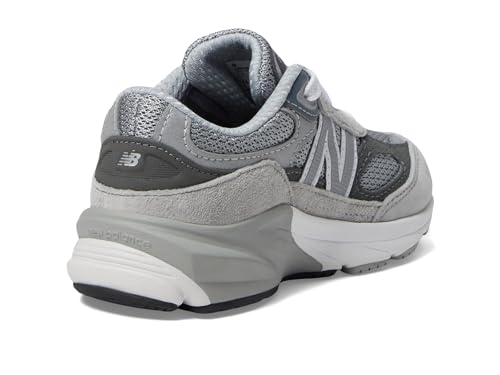New Balance Boy's 990 V6 Lace-up Sneaker, Grey/Silver, 1 Little Kid - Image 5