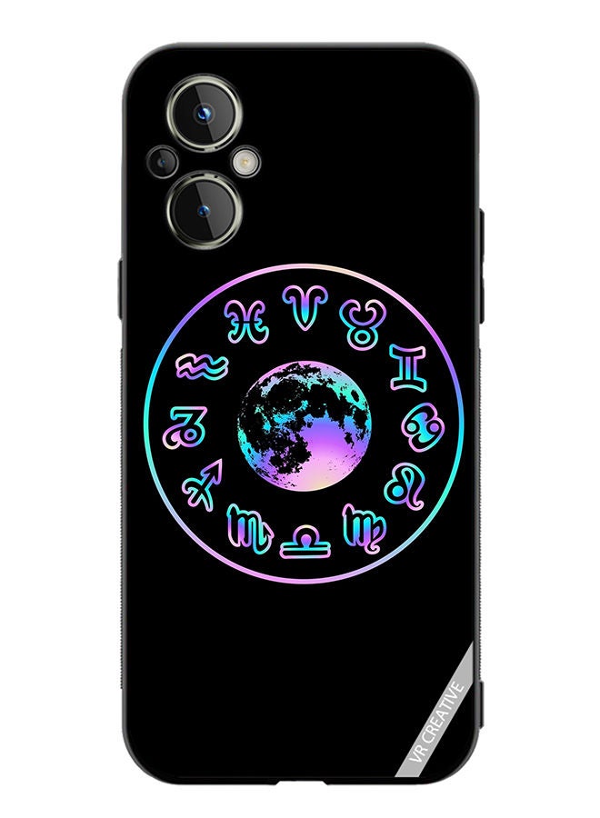 VR CREATIVE Protective Case Cover For OnePlus Nord N20 5G Abstract Pattern Sings Design Multicolour - Image 1