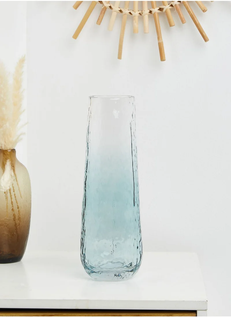 Premier Brock Large Ombre Glass Vase 10.5 X 30 cm