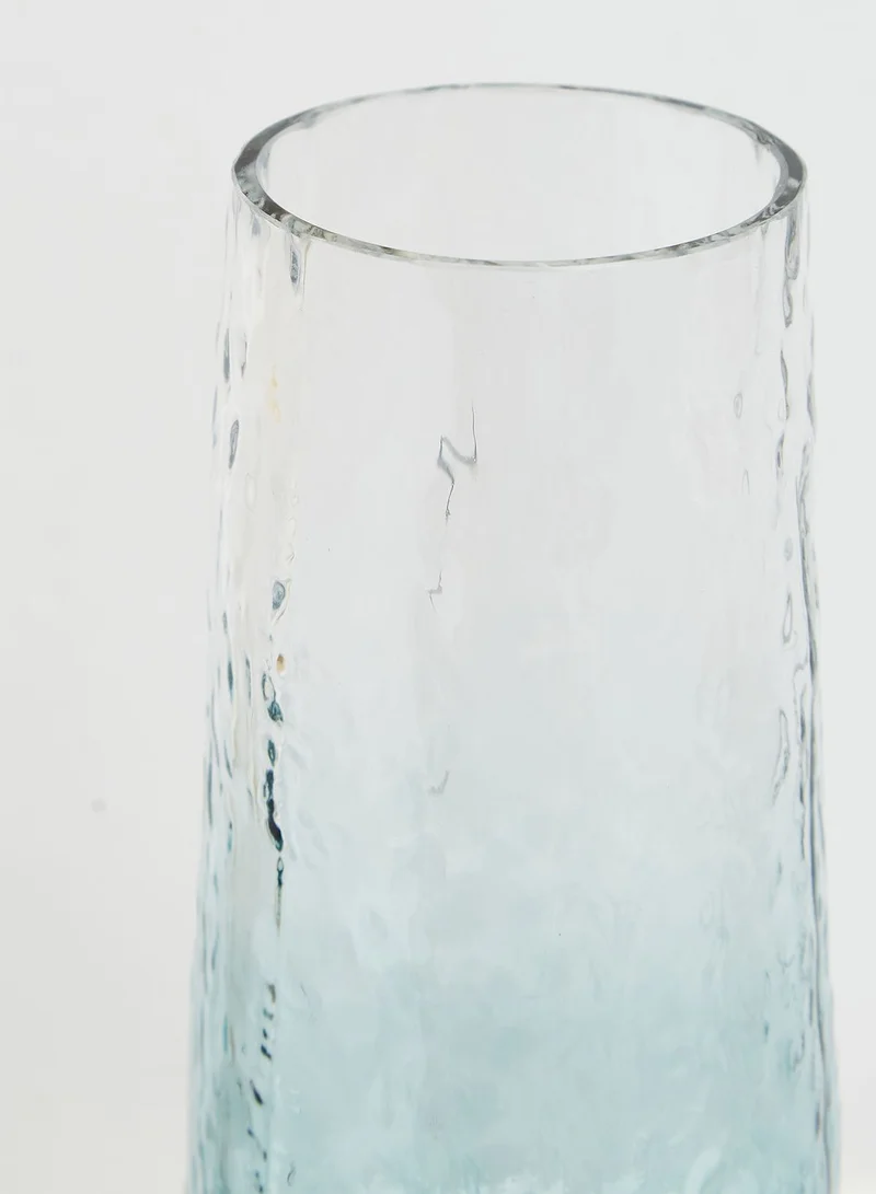 Premier Brock Large Ombre Glass Vase 10.5 X 30 cm