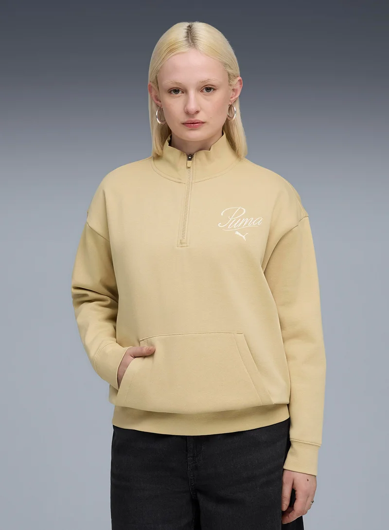 PUMA Essential Script Logo Sweatshirt