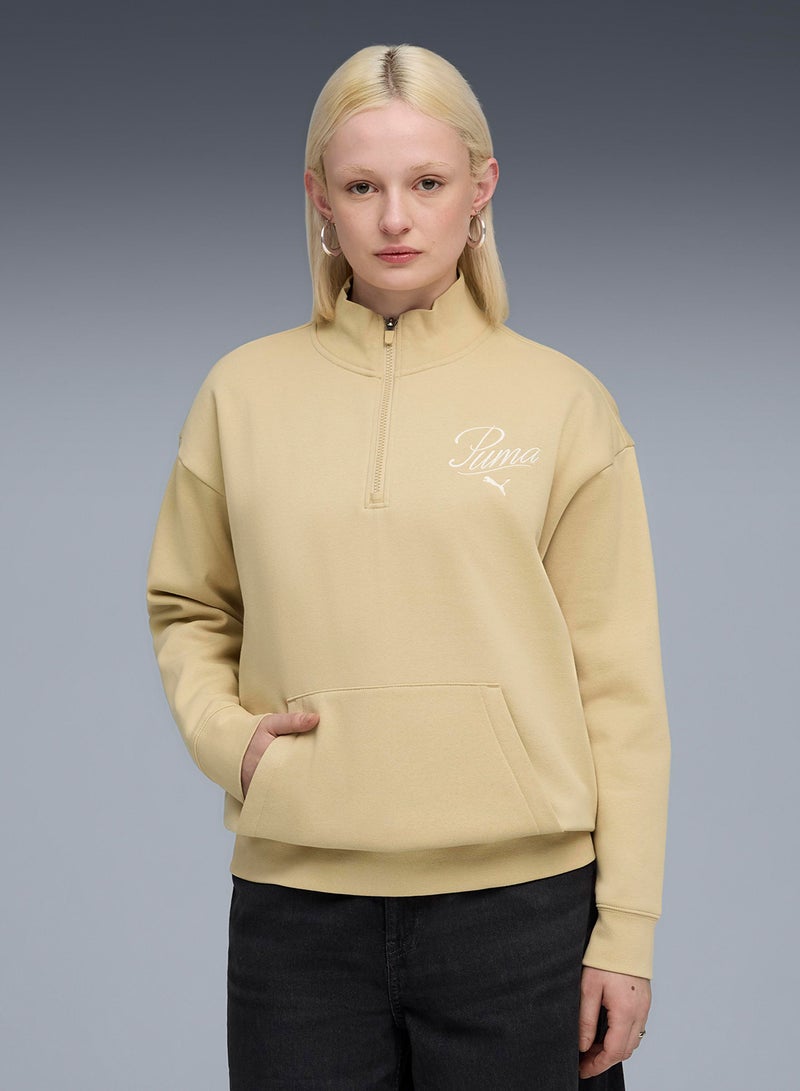 PUMA Essential Script Logo Sweatshirt  - Image 1