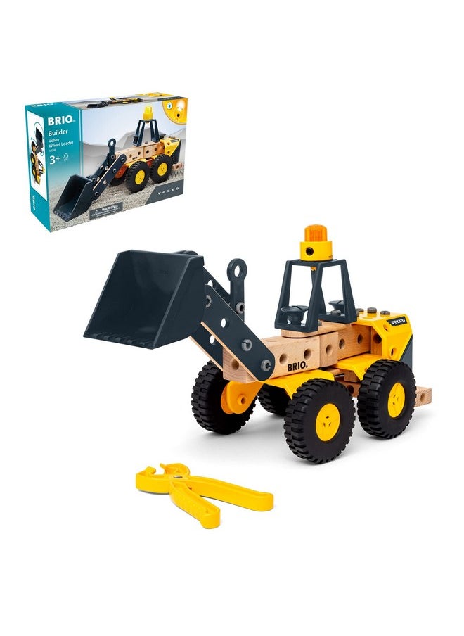 Brio BRIO Builder - 34598 Volvo Wheel Loader | Educational Construction Toy for Kids Age 3 Years Up  - Image 1