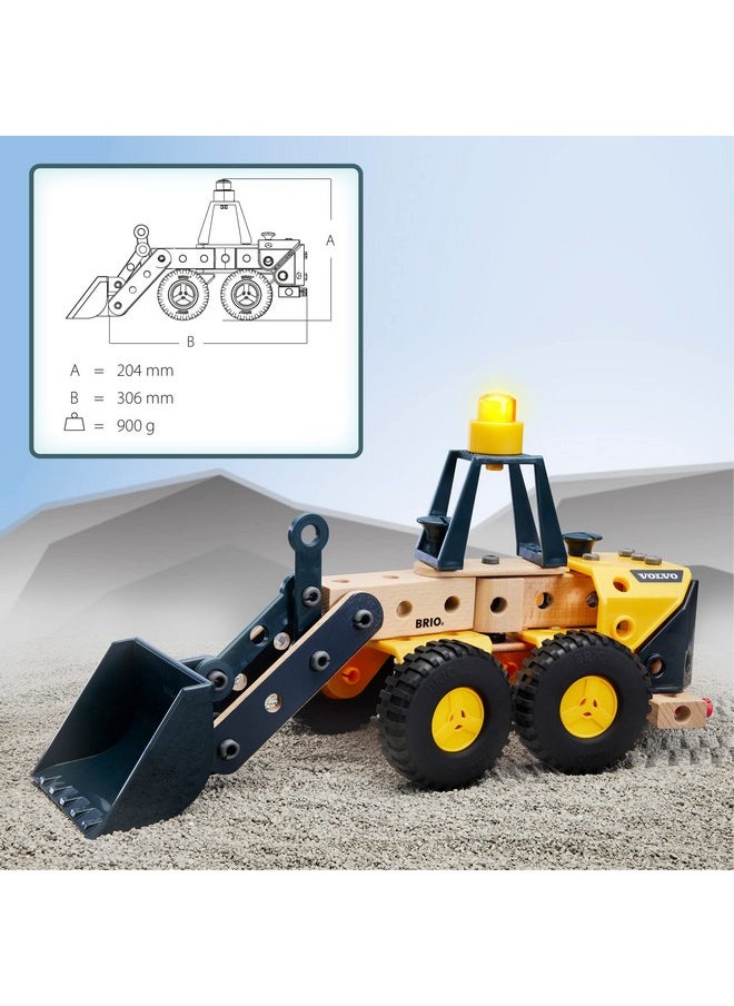 Brio BRIO Builder - 34598 Volvo Wheel Loader | Educational Construction Toy for Kids Age 3 Years Up  - Image 5