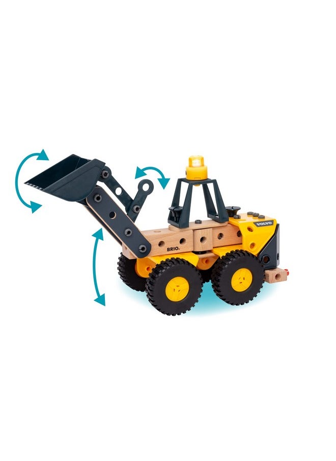 Brio BRIO Builder - 34598 Volvo Wheel Loader | Educational Construction Toy for Kids Age 3 Years Up  - Image 3