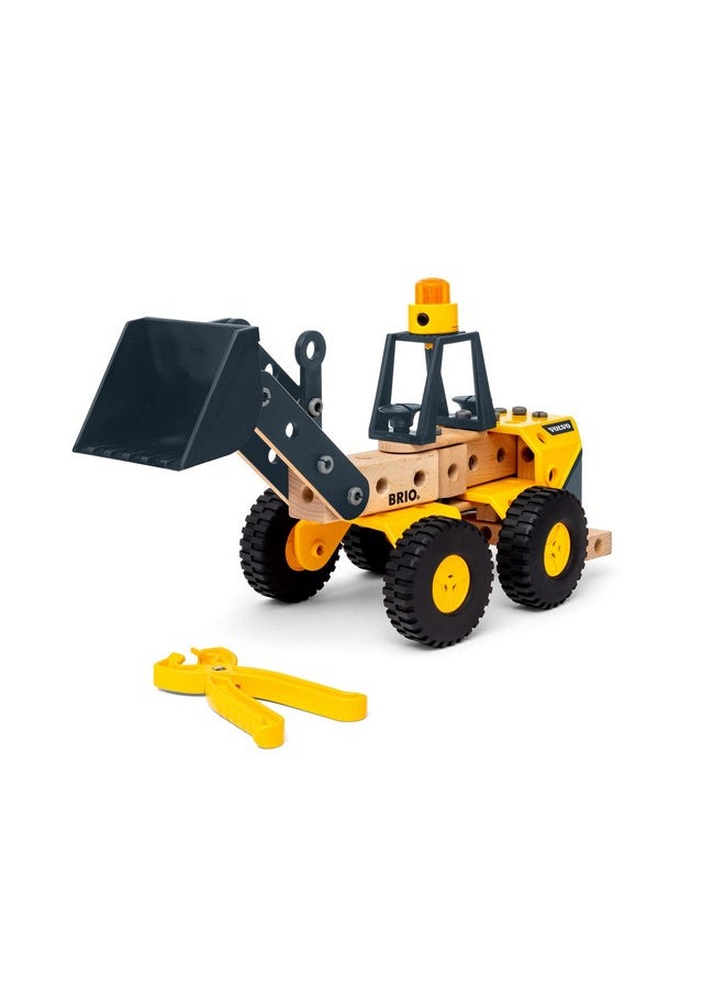 Brio BRIO Builder - 34598 Volvo Wheel Loader | Educational Construction Toy for Kids Age 3 Years Up  - Image 4
