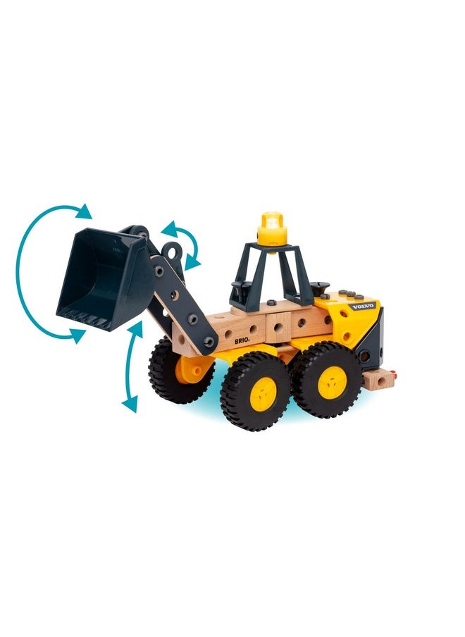Brio BRIO Builder - 34598 Volvo Wheel Loader | Educational Construction Toy for Kids Age 3 Years Up  - Image 2