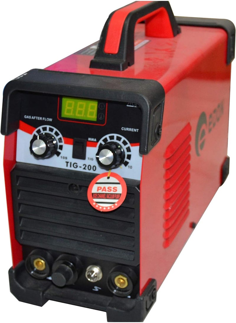 ايدون ماكينة لحام EDON TIG-200 TIG مع جميع الملحقات 