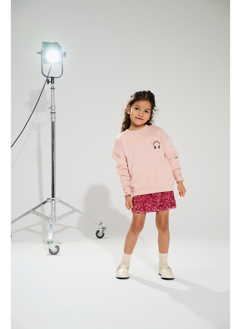 ONLY Girl's Confidence Life Sequin Jersey Skirt - Image 2