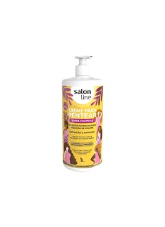 Salon Line Salon Line  Linha Creme para Pentear  Super Controle 1000 Gr  Combing Cream  Super Control Net 3527 Oz 
