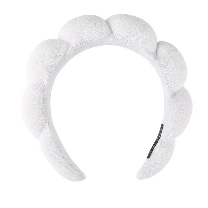 TYSSELY Spa Headbands for Washing Face Makeup Skin Care Headband Women Bubble Facial Beauty Headbands Puffy Shower Towel Band Hair Headband - Image 1