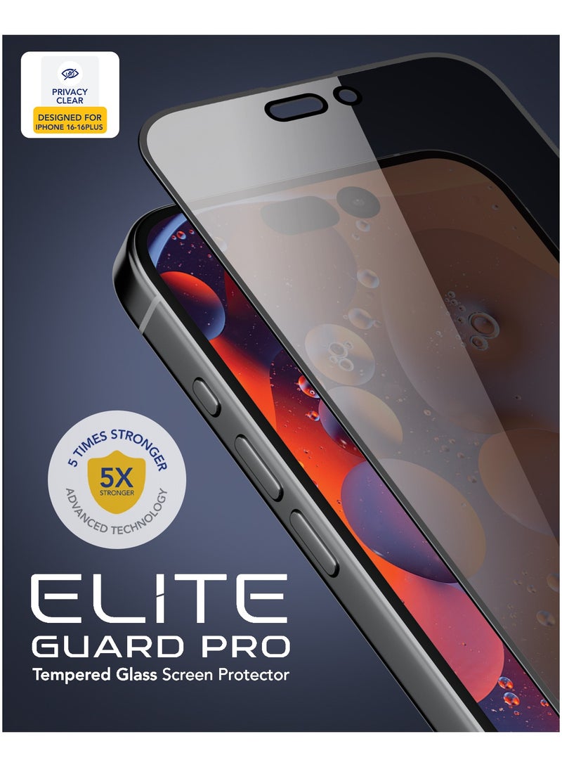 Remson حماية شاشة زجاجية مقسّاة من ريمسون إيلت غارد برو مع خصوصية HD 9H صلابة تغطية كاملة مع مجموعة أدوات التثبيت متوافقة مع آيفون 16 6.1 بوصة - Image 5