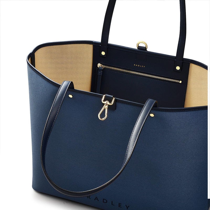Radley حقيبة توت كبيرة للنساء من رادلي لندن أديسون رو مصنوعة من قماش معاد تدويره - Image 4