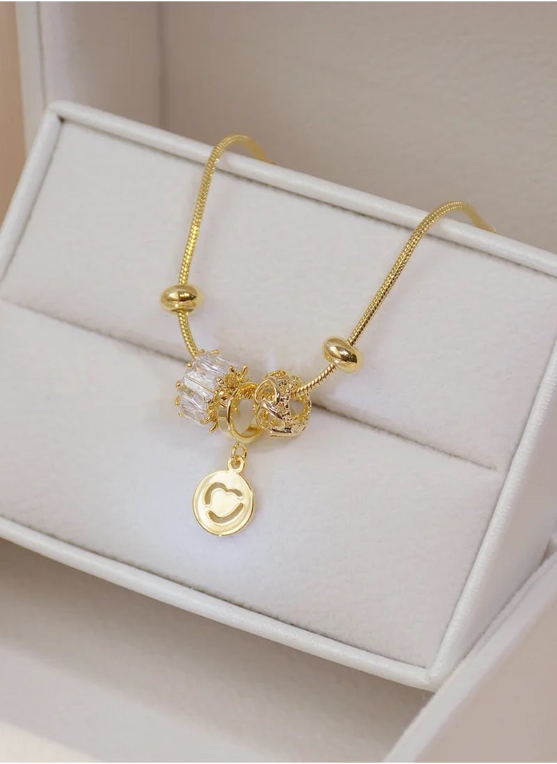 sixtyfour Elegant Gold Plated Bracelet For Women  - Image 3