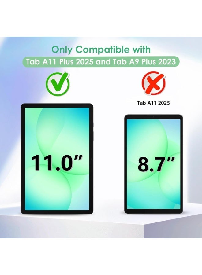 3 Pack Screen Protector Compatible with Samsung Galaxy Tab A11 Plus 11 inch 2025/ A9 Plus 11" 2023 SM-X210/X215/X216, Tempered Glass Film HD Clear Scratch-Resistant, Support Pencil and Face ID - Image 2