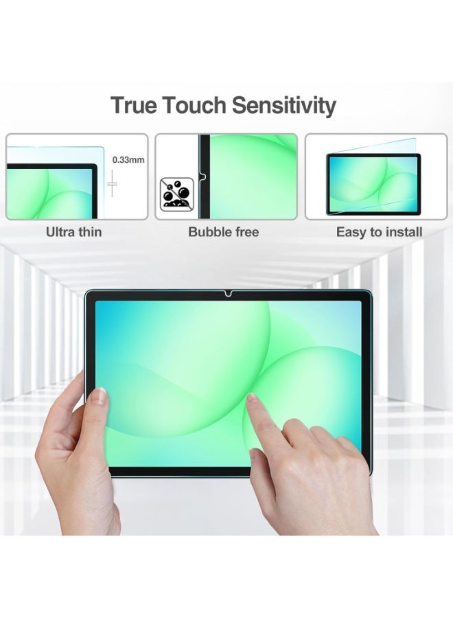 3 Pack Screen Protector Compatible with Samsung Galaxy Tab A11 Plus 11 inch 2025/ A9 Plus 11" 2023 SM-X210/X215/X216, Tempered Glass Film HD Clear Scratch-Resistant, Support Pencil and Face ID - Image 5