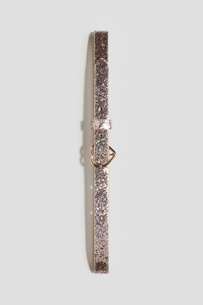 H&M Glittery belt