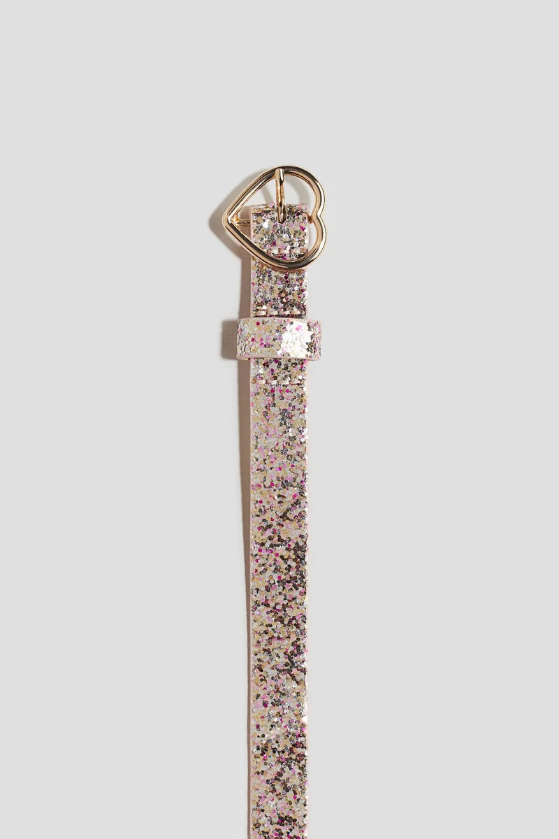 H&M Glittery belt