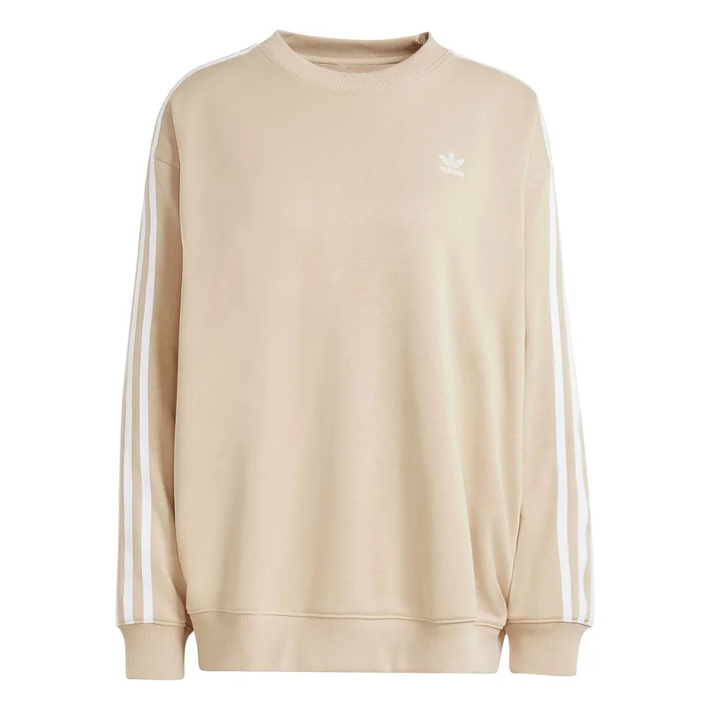 adidas سويت شيرت نسائي بيج 3 S CREW OS أوريجينالز