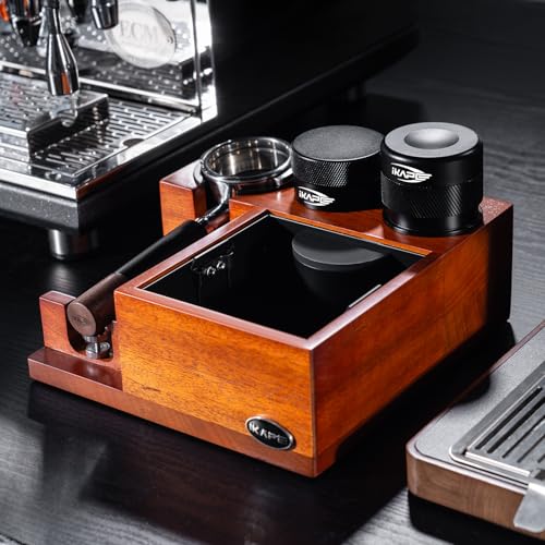 IKAPE Coffee Products, 53MM Espresso Tamper, Premium Barista Coffee Calibrated Tamper with Spring Loaded, 100% Stainless Steel Tamper Compatible with 54MM Breville Bottomless Portafilter (Black) - Image 3