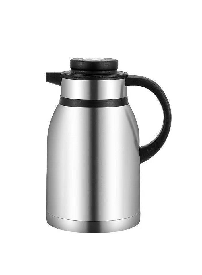 ابريق حراري لحفظ الشاي والقهوة والمشاريب الباردة مصنوع من الفولاذ القوي المقاوم للصدأ - 2000 مل - Image 3