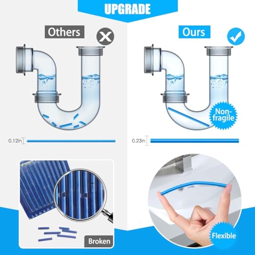 Hommate Drain Sticks Drain Cleaner Sticks Keeps Drains and Pipes Clear and Odor-free for Sink Pipe Cleaning Sticks for Drains As Seen On TV - Image 5