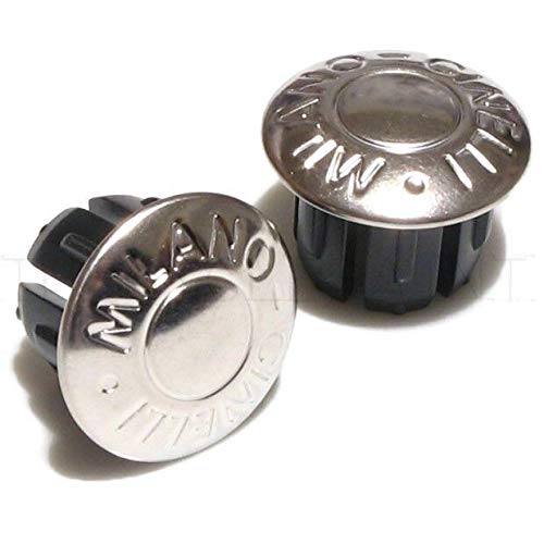 Cinelli Milano Anodized Handlebar Plugs, Silver - Image 3