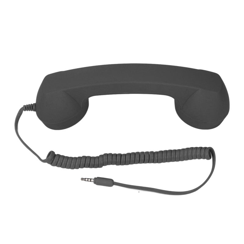 Retro Phone Handset Multifunctional Radiation Proof Clear Sound Wireless Mobile Phone Telephone Handset for Home Travel Office Black - Image 3