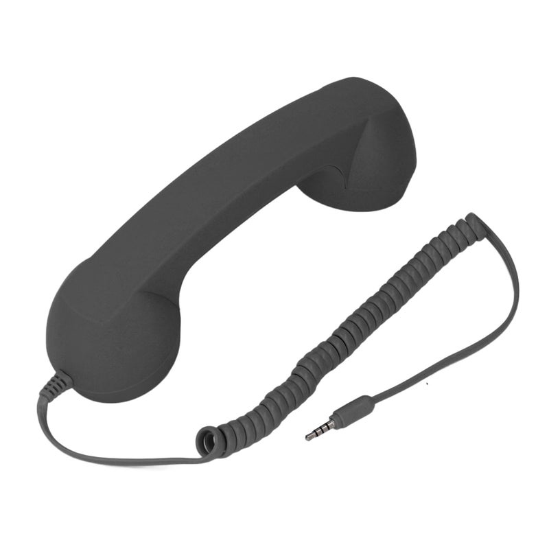 Retro Phone Handset Multifunctional Radiation Proof Clear Sound Wireless Mobile Phone Telephone Handset for Home Travel Office Black - Image 2