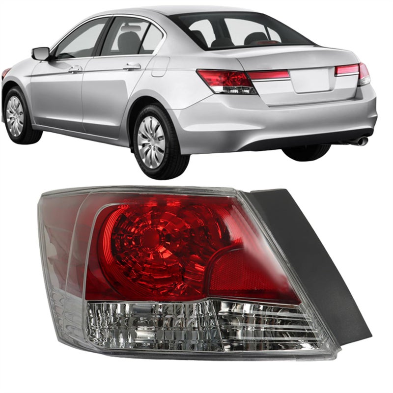 Silscvtt Rear Brake Tail Light Assembly Replacement for Honda Accord 20082012 Driver Side Brake Tail Lamp 33550TA0A01 HO2800172
