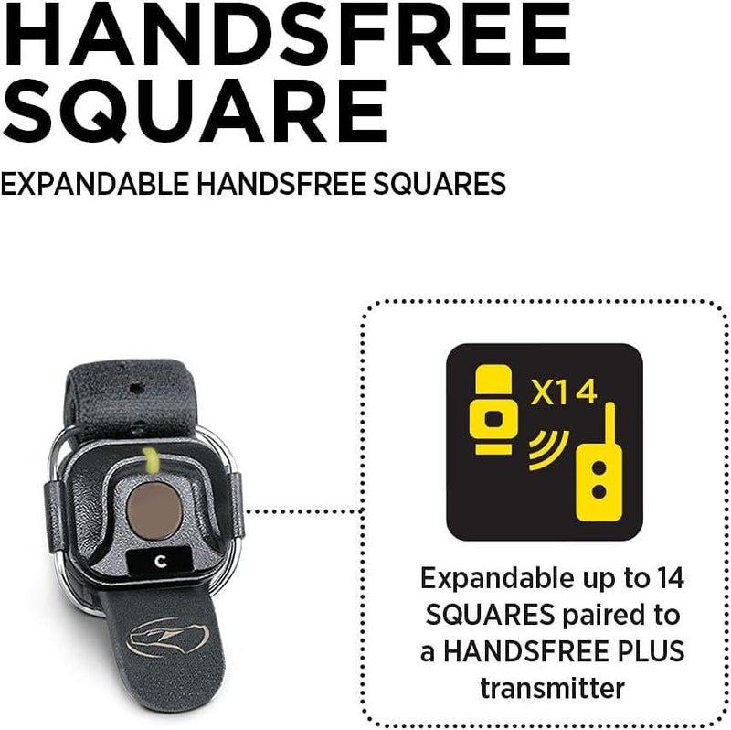 Dogtra HANDSFREE Square Expandable Remote Dog Training Device for Discreet Control Ergonomic Compatible with HANDSFREE Plus Models - Image 3