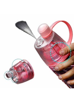 EZ Life EZ Life Drink Some Spray Some Mist Bottle - 400ml - Pink - Markers for Kids, School Boys, Girls, Sports Water Bottles, Home, Kitchen, Travel Bottle, Office Bottle, Easy-to-use - Pack of 1  - Image 3