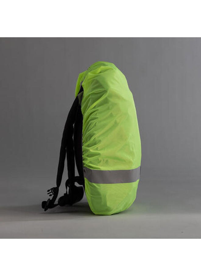 Btwin Waterproof Day_Slash_Night Visibility Bag Cover - Neon Yellow  - Image 3