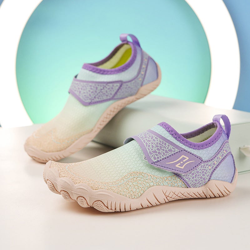 أحذية تتبع الأطفال أحذية الشاطئ الأولاد والبنات Sandals أحذية مضادة للانزلاق السباحة التجفيف السريع حديقة المائية الانجراف الرياضة الترفيهية - Image 1