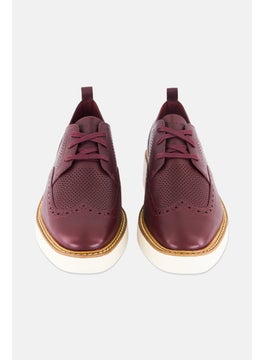 COLE HAAN Women Lace Up Casual Shoes, Maroon  - Image 4