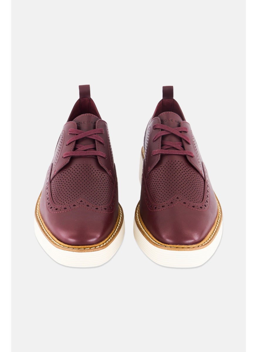 COLE HAAN Women Lace Up Casual Shoes, Maroon  - Image 4