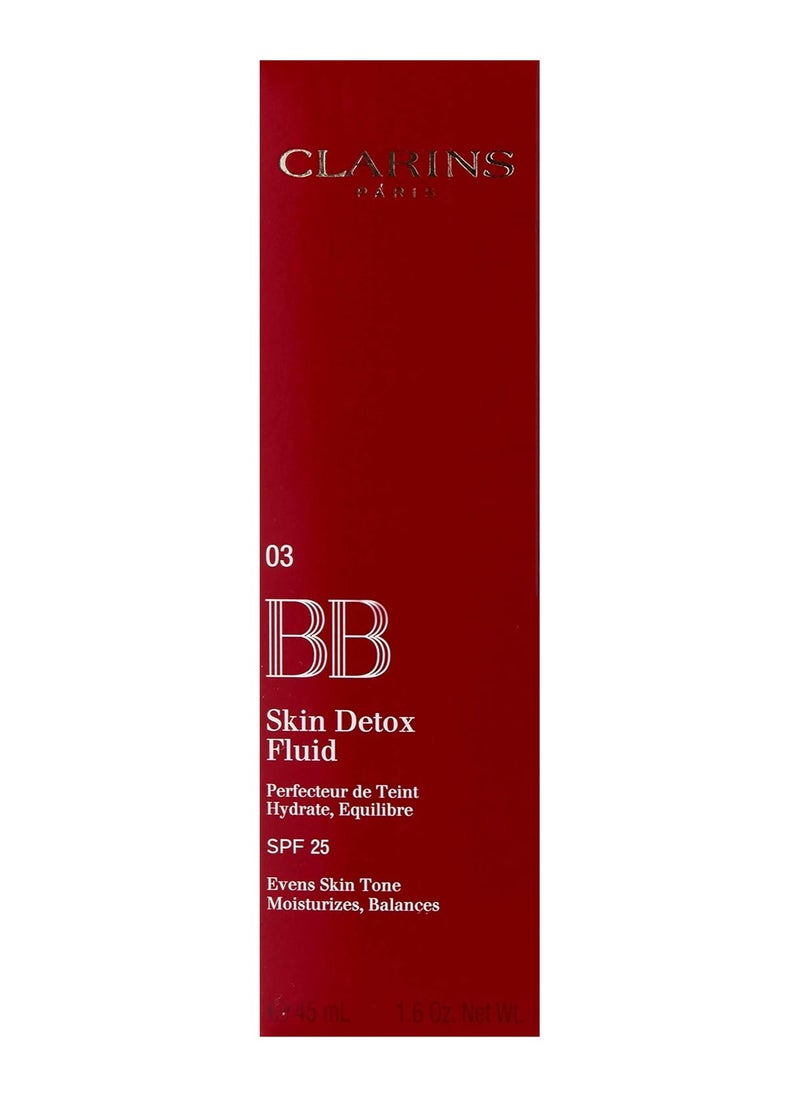CLARINS - Clarins Bb Skin Detox Fluid SPF 25 Number 03 Dark 45 ml - Image 1