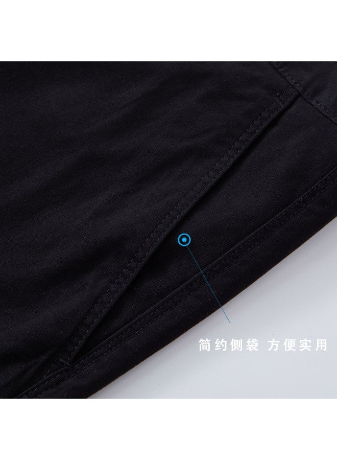 FOLUNSI men's Summer Breathable Thin Solid Color Business Casual Shorts - Image 5
