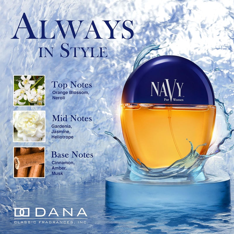 Dana Navy Cologne Spray for Women, 1.5 Ounce - Image 5