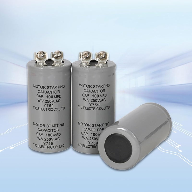 مكثف بدء تشغيل المحرك CD60 125V / 250V 50UF-1200UF مكثف بدء وتشغيل المحرك للاستخدام المهني والمنزلي أداة كهربائية - Image 2