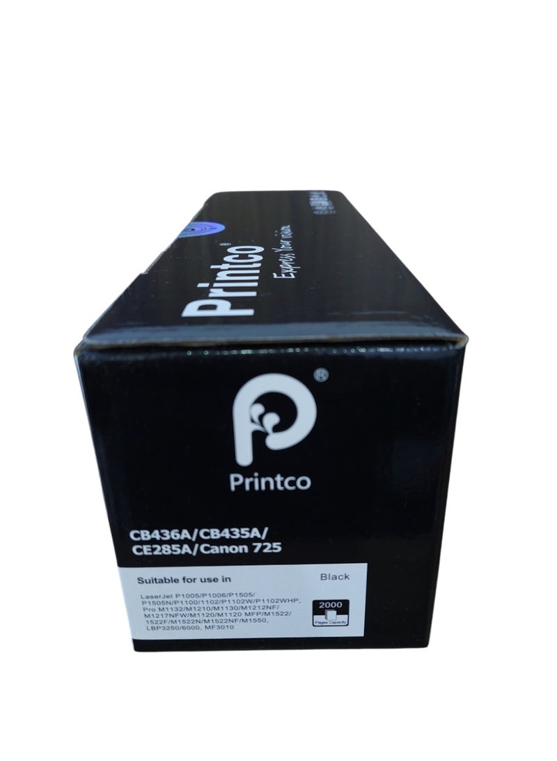 برينتكو حبر CE285A/85A للاستخدام في طابعات HP LASERJET P1002/1003/1004/1005/1006/1009/M1130/1132/1134/1136/1137/1138/1139/1210/1212/1214/1217/1219 P1102/P1505/M1120/1522/ CANON LBP3250/3010/3018/3050/3100/3108/3150/6000/6020/6030/MF3010 - Image 2