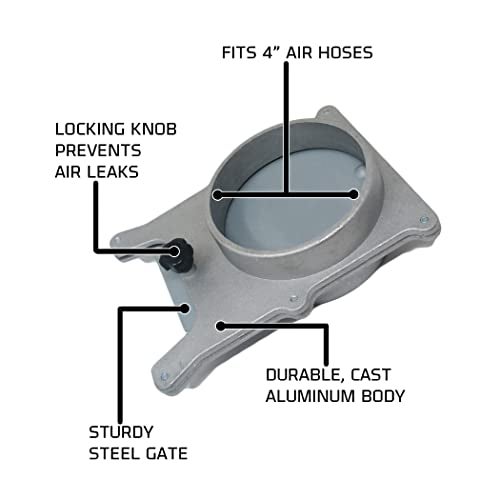 JET 4-Inch Aluminum Blast Gate (JW1142) - Image 2