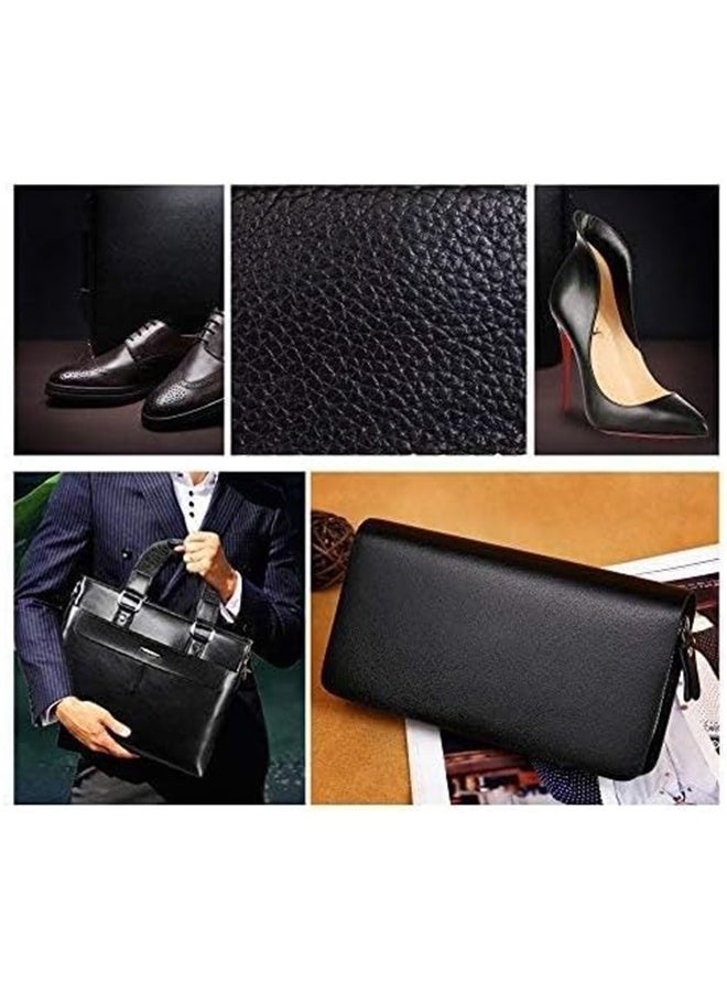 Sweet Life Shoe Shine Kit with PU Leather Sleek Elegant Case, 7-Piece Travel Shoe Shine Brush kit - Image 5