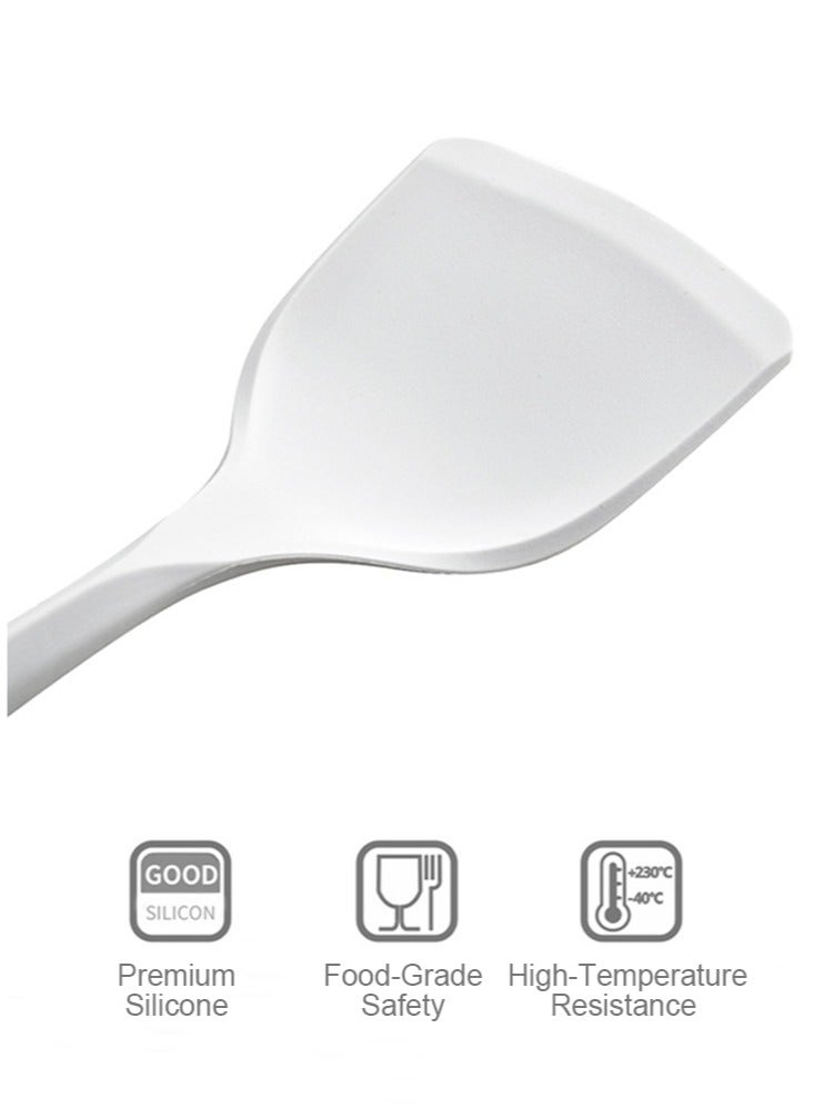 بيرفيي مجموعة أدوات المطبخ من السيليكون المكونة من 12 قطع مع أدوات مقاومة للحرارة، ملاعق سيليكون غير لاصقة، وحامل سهل التخزين للاستخدام اليومي في الطهي، وتحضير الطعام، والخبز - Image 3